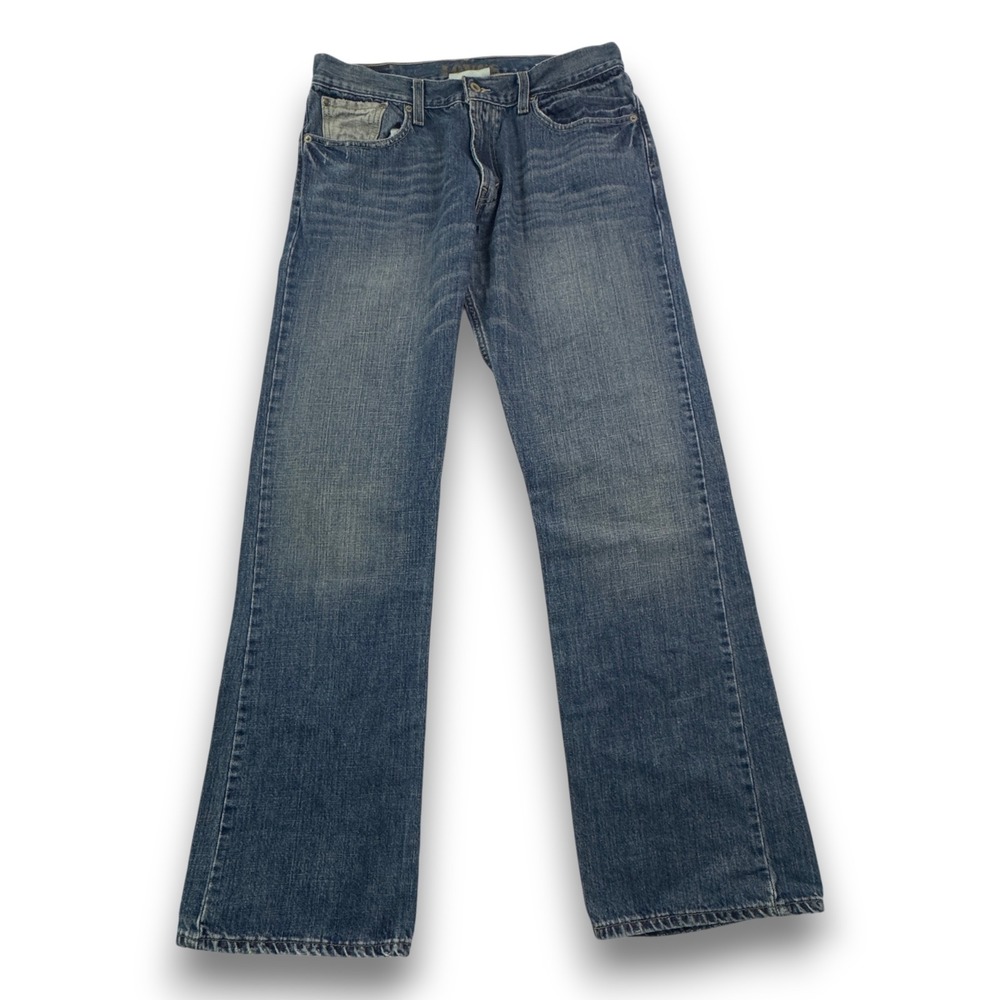 Levi's 527 Low Boot Cut Jeans Medium Wash Denim Y2K Mens Blue 34x34